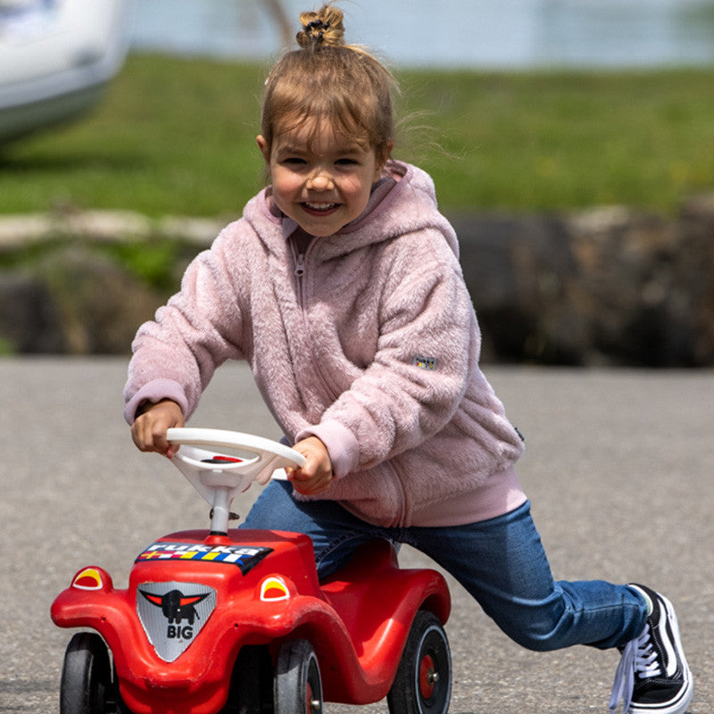 Kinder Pebbles Fleecejacke woodrose