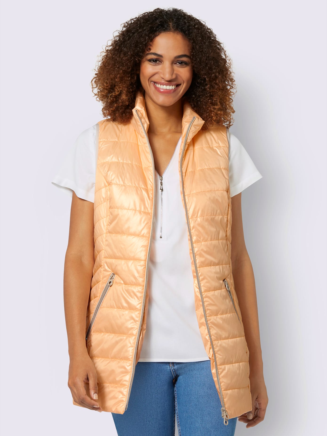 Gilet long 1 poche intérieure