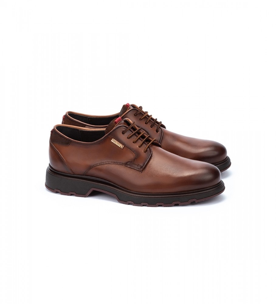 Sapatos Pikolinos Linares em couro marrom