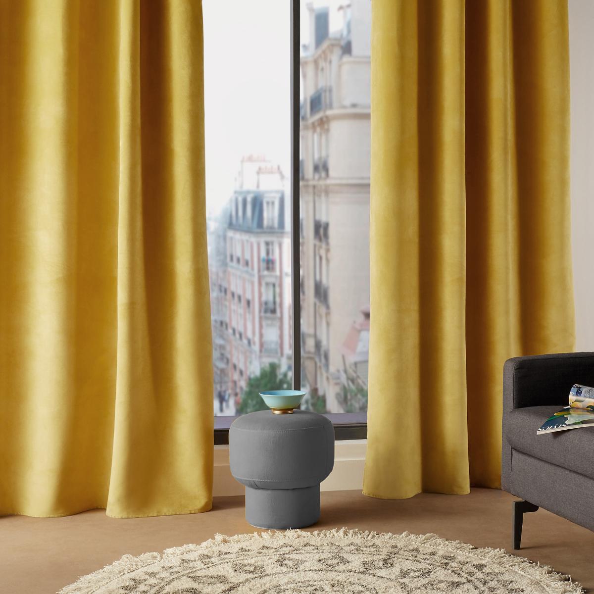 RIDEAU LILOU OCRE 140X260CM