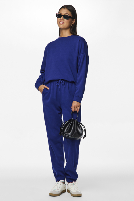 Pieces blauwe dames sweater