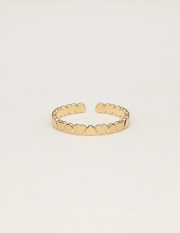 My Jewellery Vintage ring met hartjes MJ11244