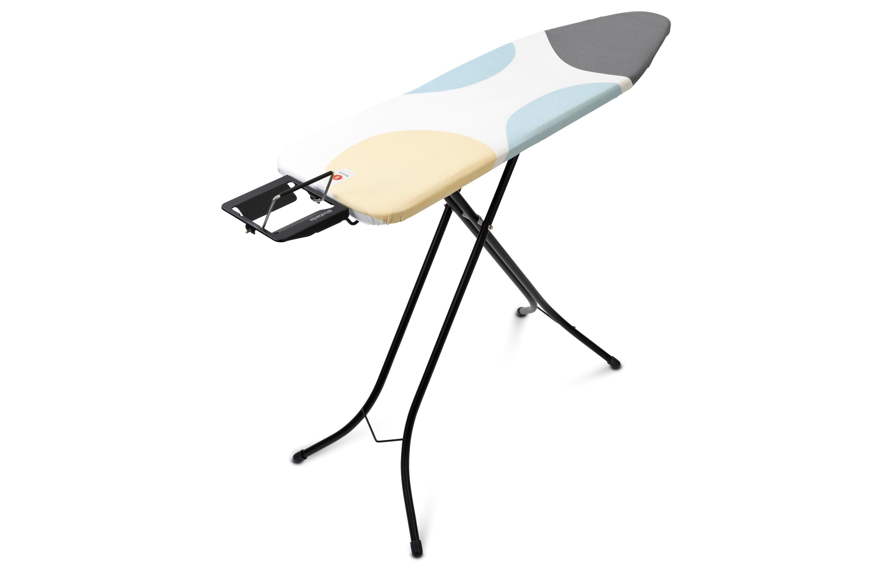 Bügeltisch mit Dampfbügeleisenablage Spring BubblesBügelbrett B, 124 cm x 38 cm