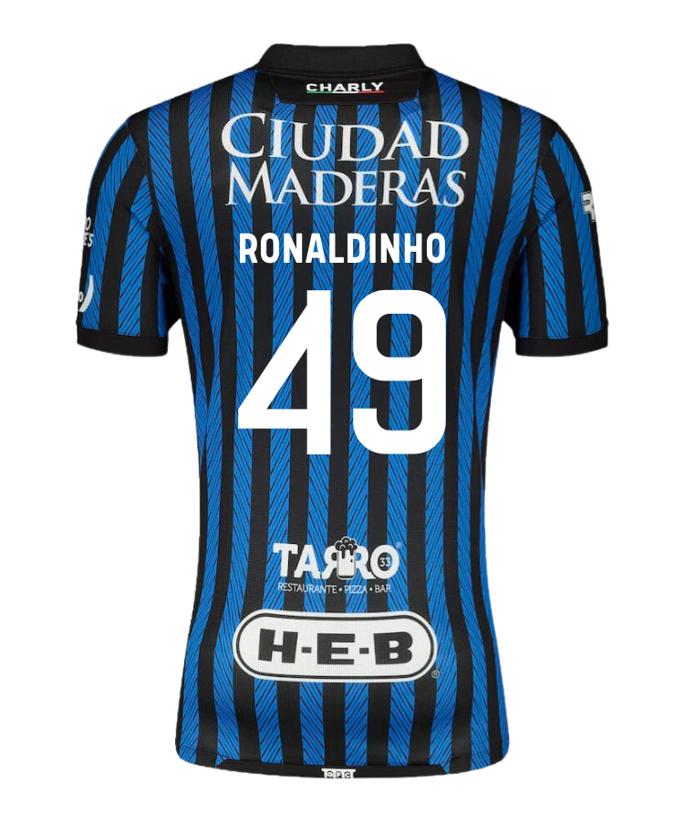 Querétaro Thuisshirt 2022   Bedrukking Ronaldinho - Voetbalshirt Mexic