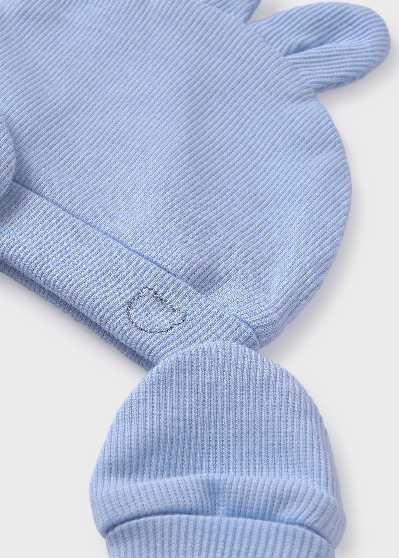 Conjunto de gorro e luvas para bebê Better Cotton
