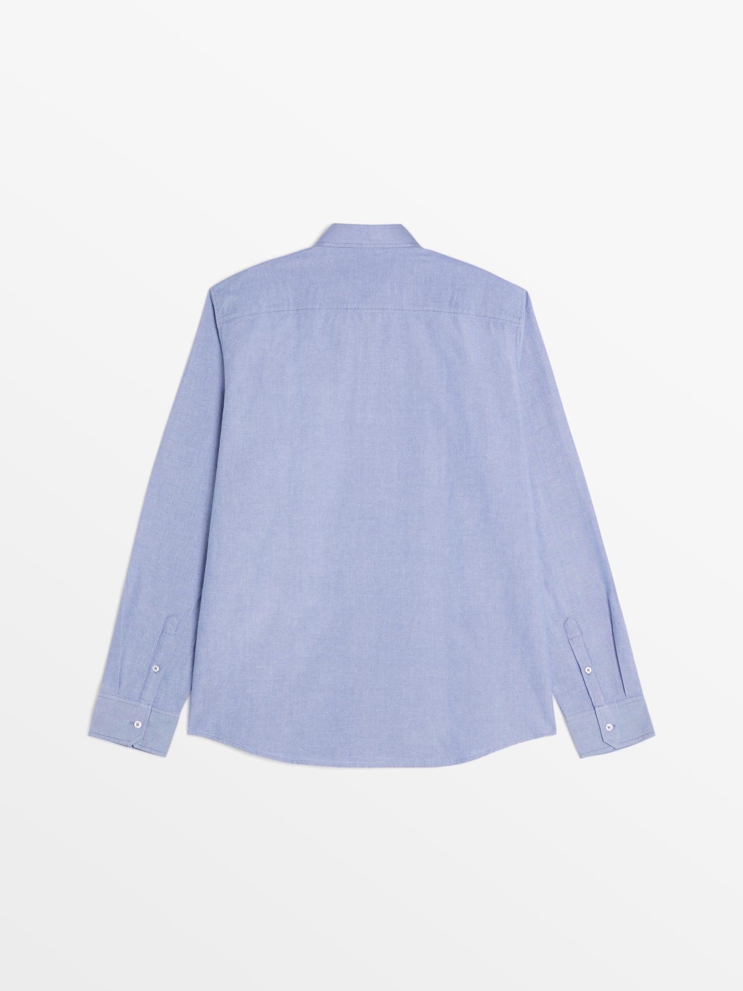 Chemise Homme Manches Longues Bleu