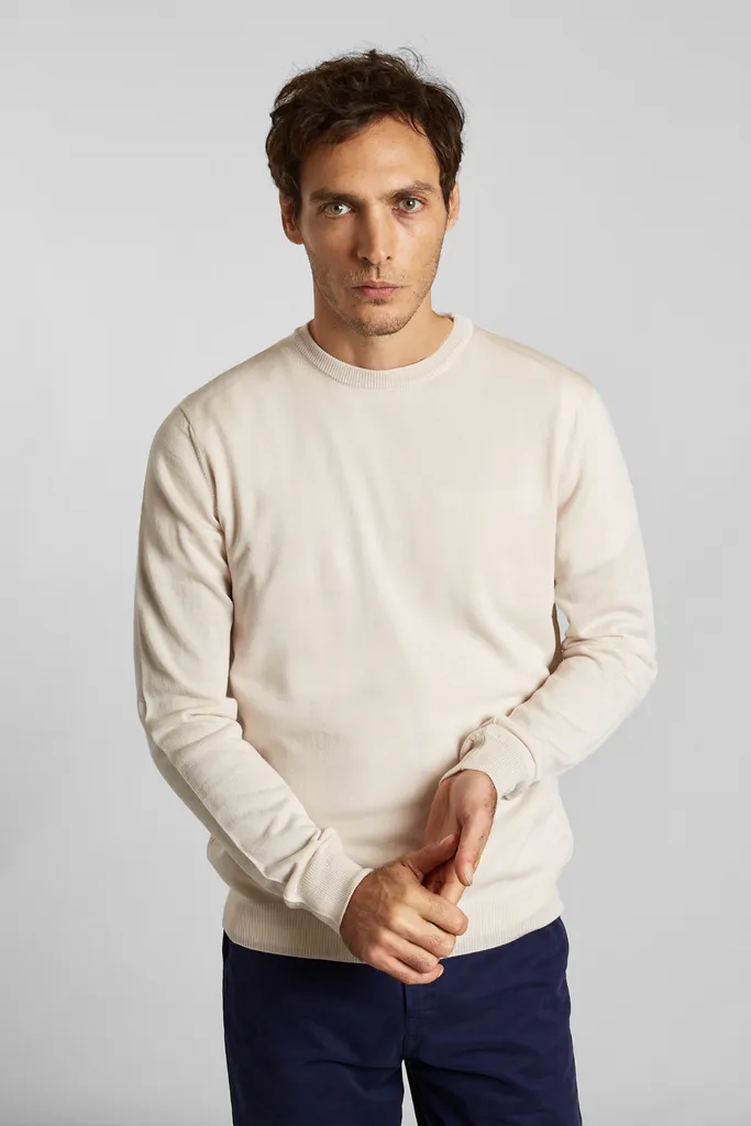 Pull col rond en laine mérinos L'Exception Paris