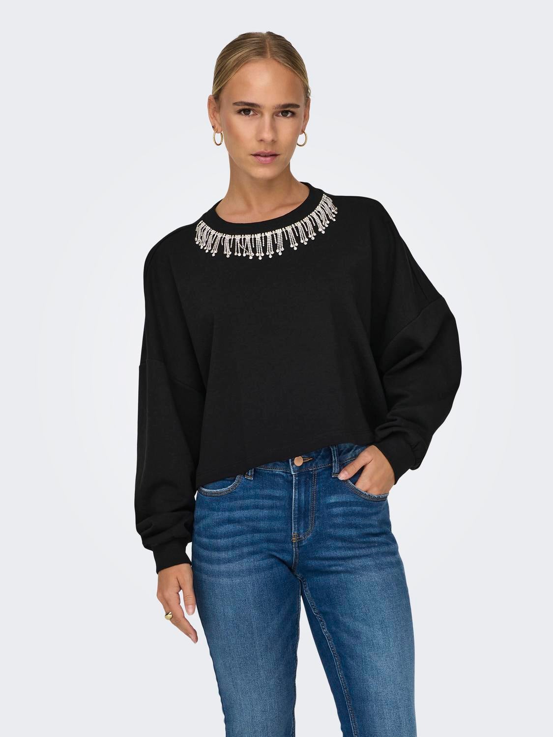 ONLRHINE Sweatshirt Black
