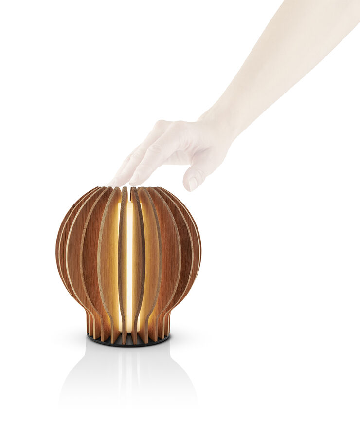 Eva Solo Radiant rund LED lampe Oak Oak