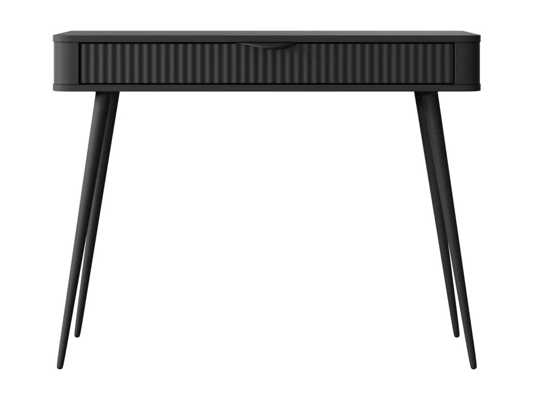 Console Versoe 110, Graphite, 78x101x38cm, Avec tiroirs