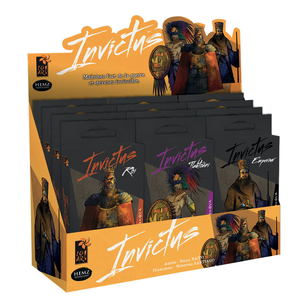 Invictus - Pack 2+1 : Roi + Tlahtoani + Empereur