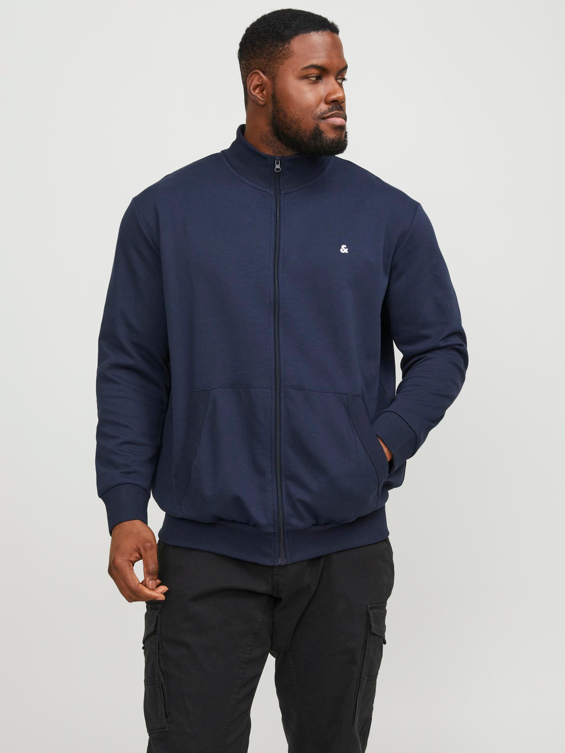 Jack & Jones PlusSize Sweatshirt »JJEPAULOS SWEAT ZIP NOOS PLS«