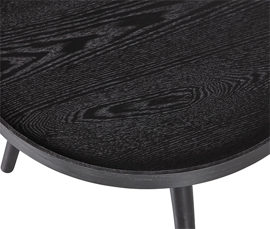 Woood Beistelltisch »Mesa M«, Holz, schwarz