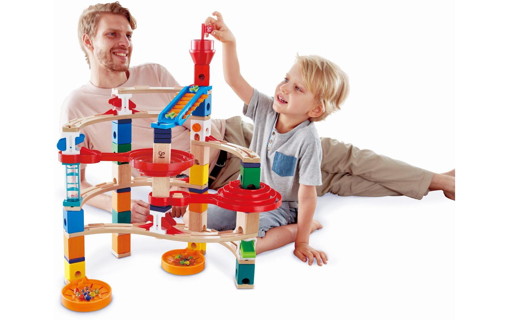 Kugelbahn Quadrilla Super Spiralburg & Endspurt<br>Bundle mit zwei Spielsets