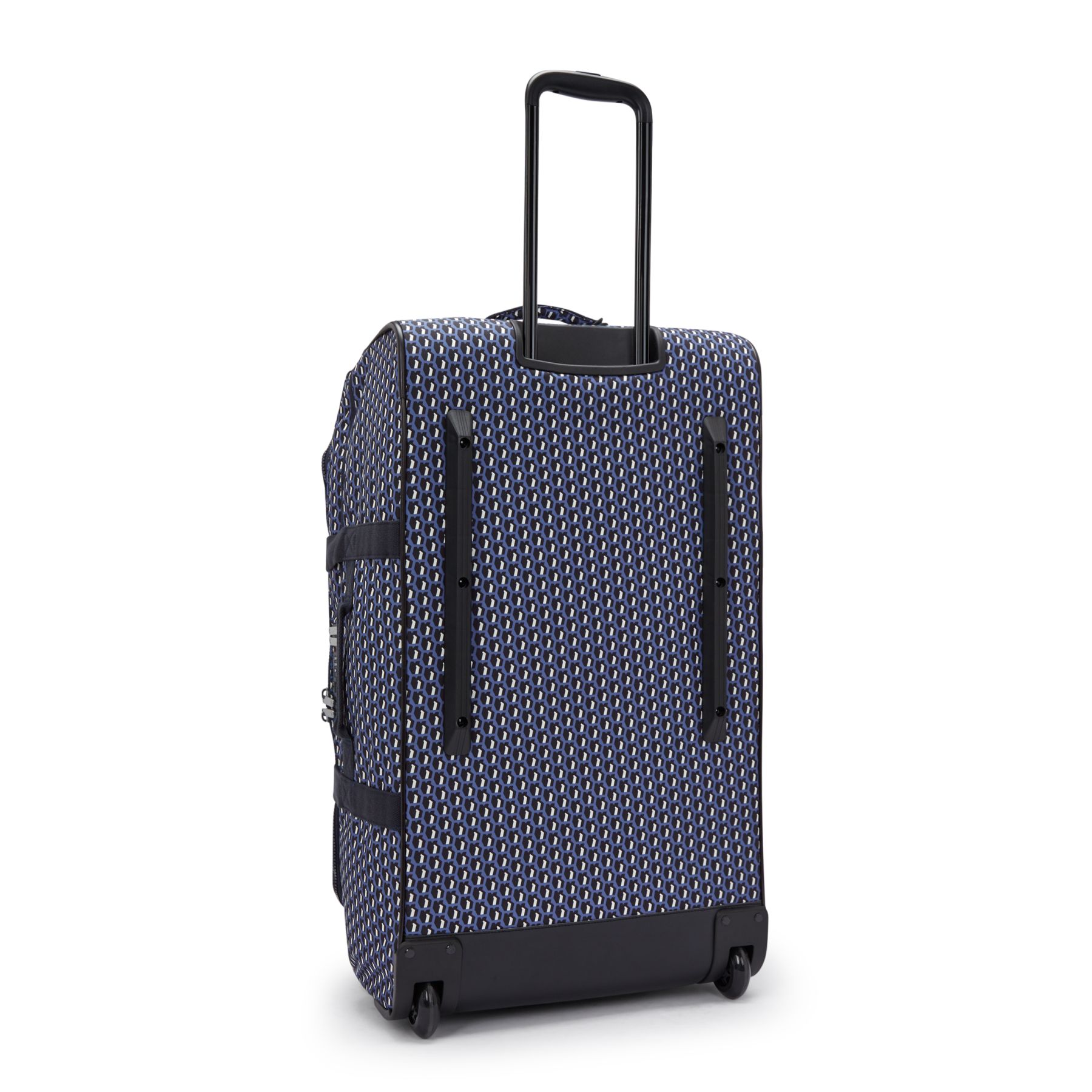 AVIANA L Grande valise à roulettes avec sangles ajustables - 3D K Blue