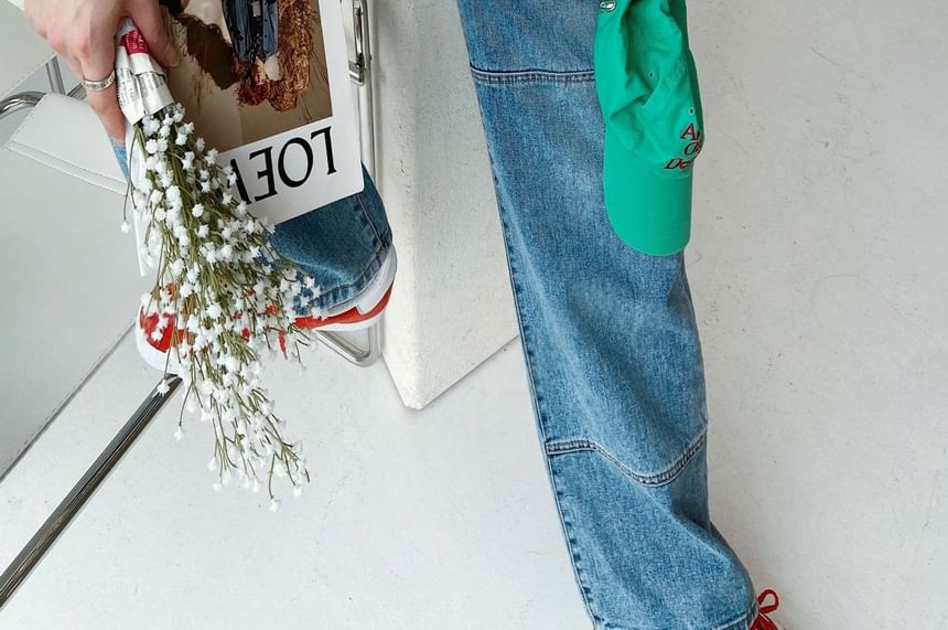 SeoulPop - T-shirt met korte mouwen en berenprint, losvallend