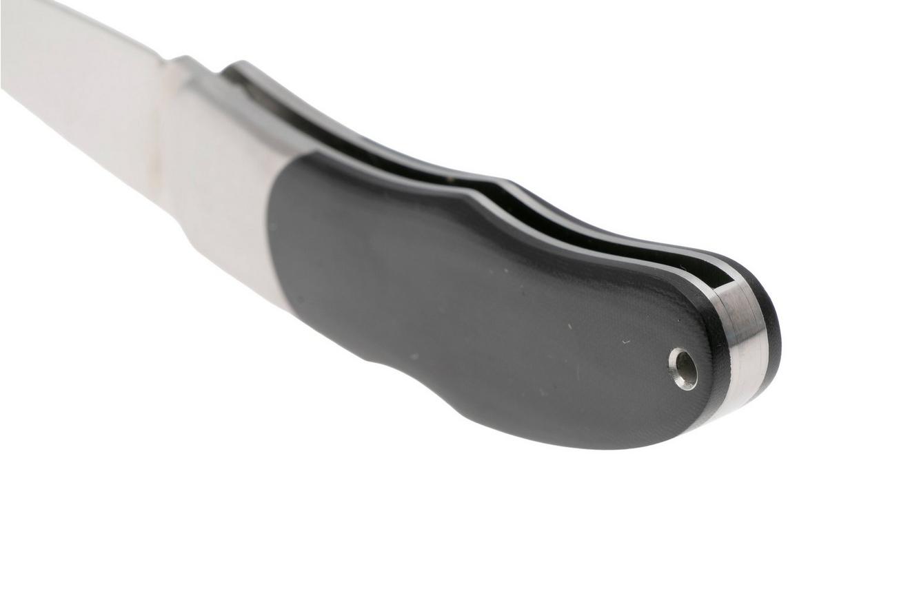 Moki Calliope Lockback 205ME Satin VG10, Black Micarta Pearl Inlay, zakmes