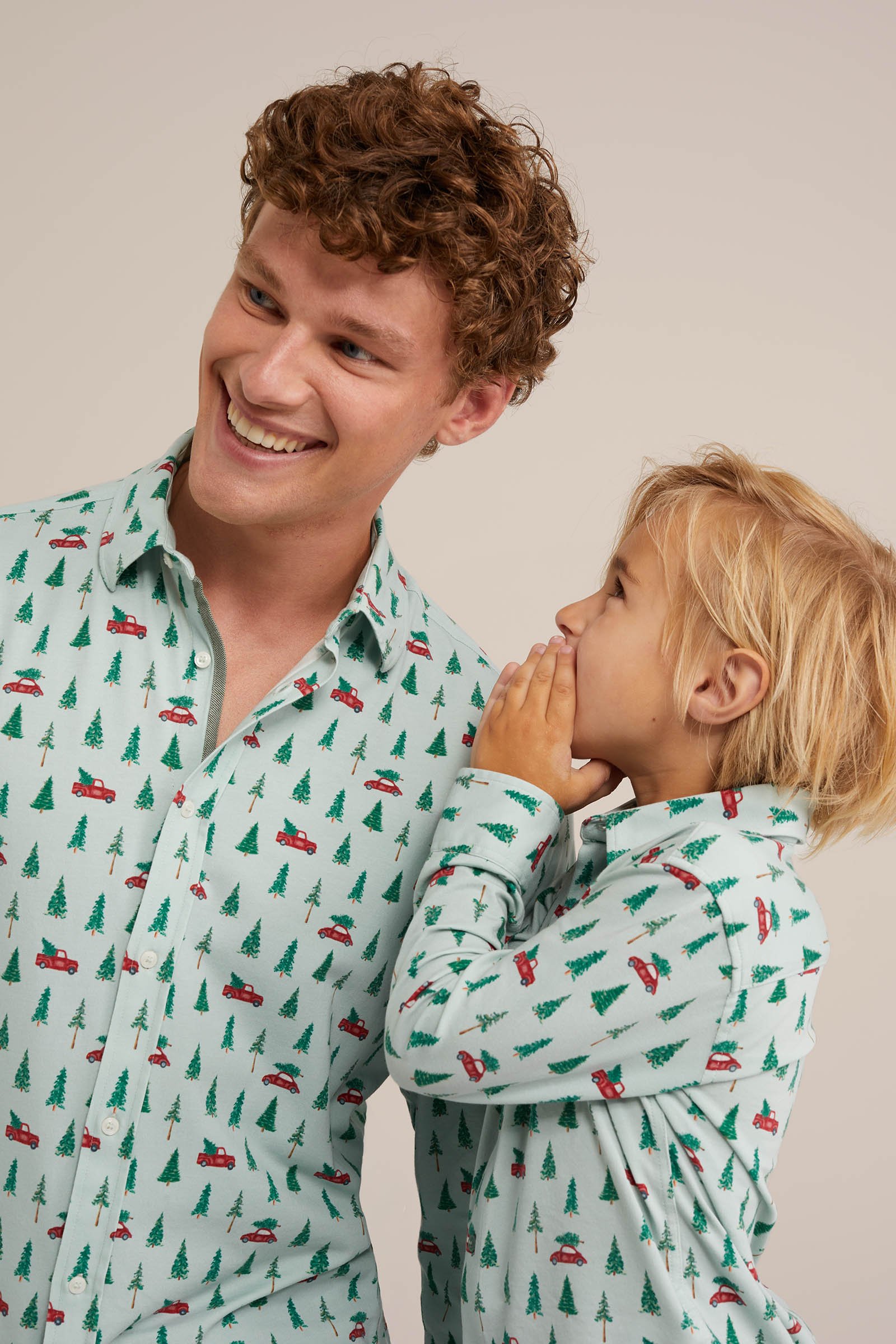 jersey overhemd met feestlijke print WE Fashion Mintgroen