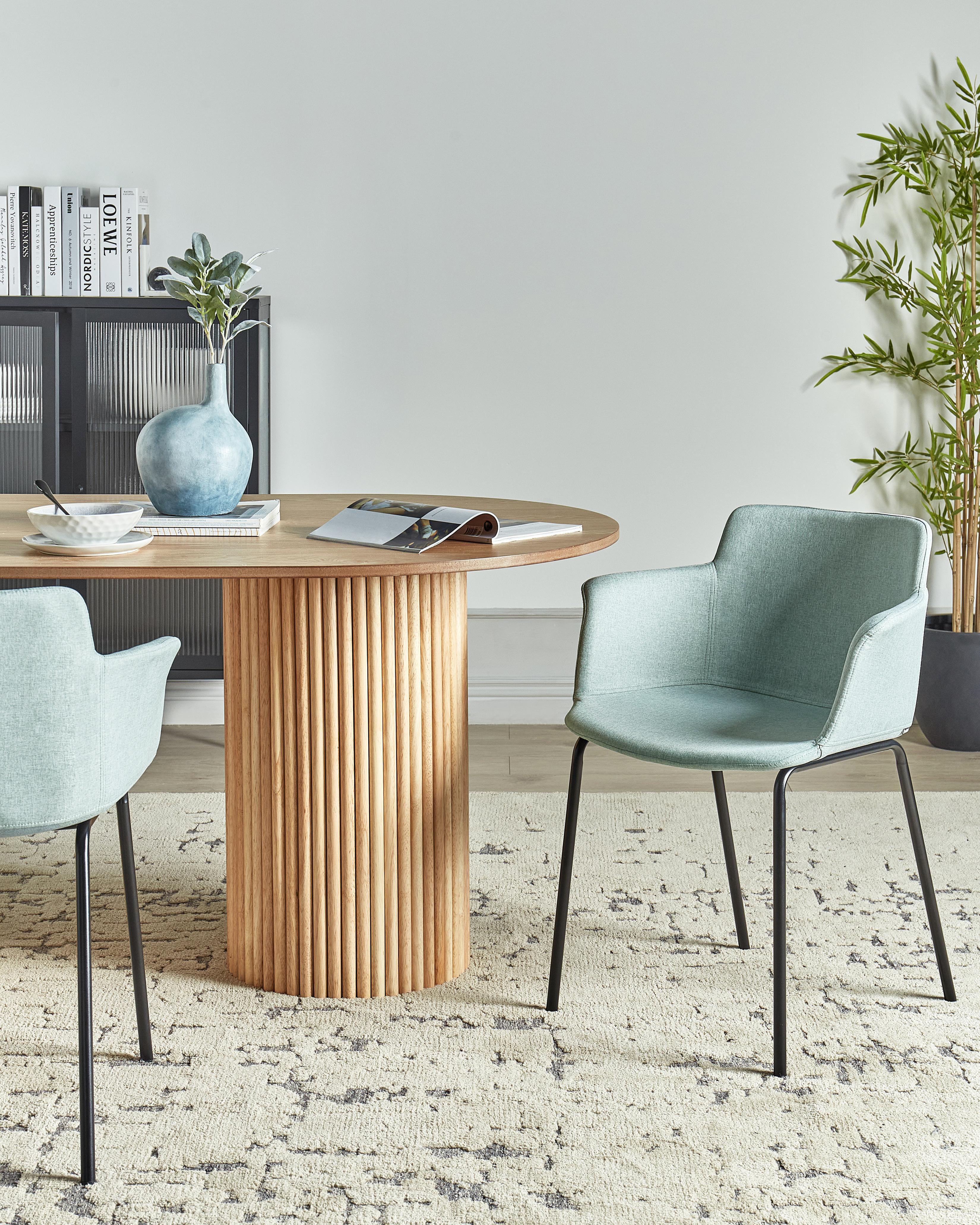 Set van 2 eetkamerstoelen BELFIELD Mintgroen