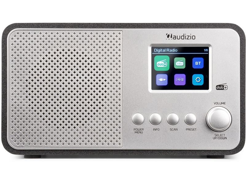 Audizio DAB  Radio Avio Silber DAB  Radio mit Bluetooth