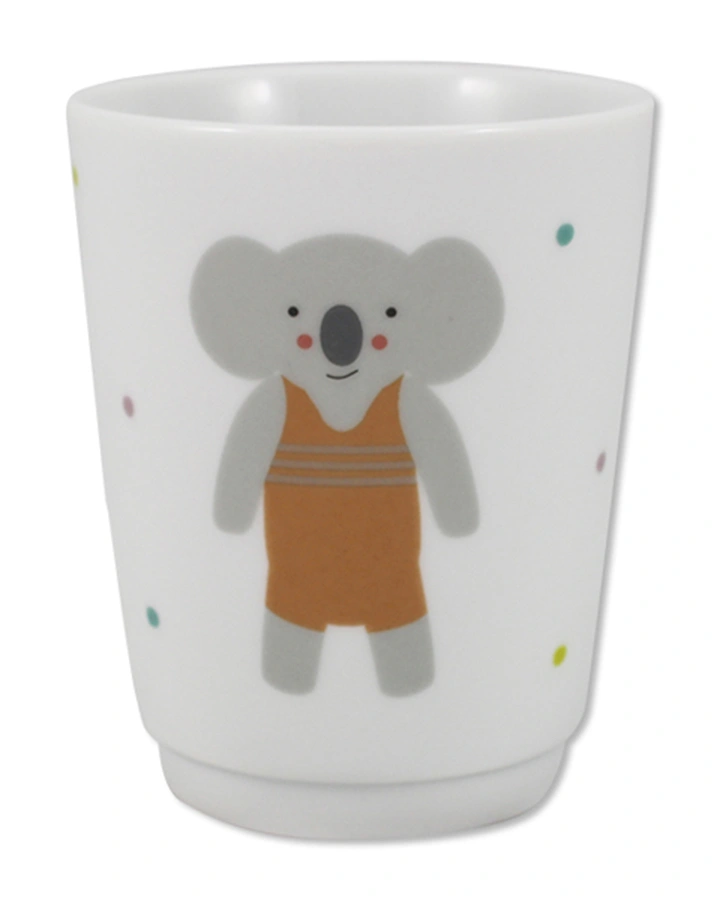 Porzellan-Becher KOALA in offwhite