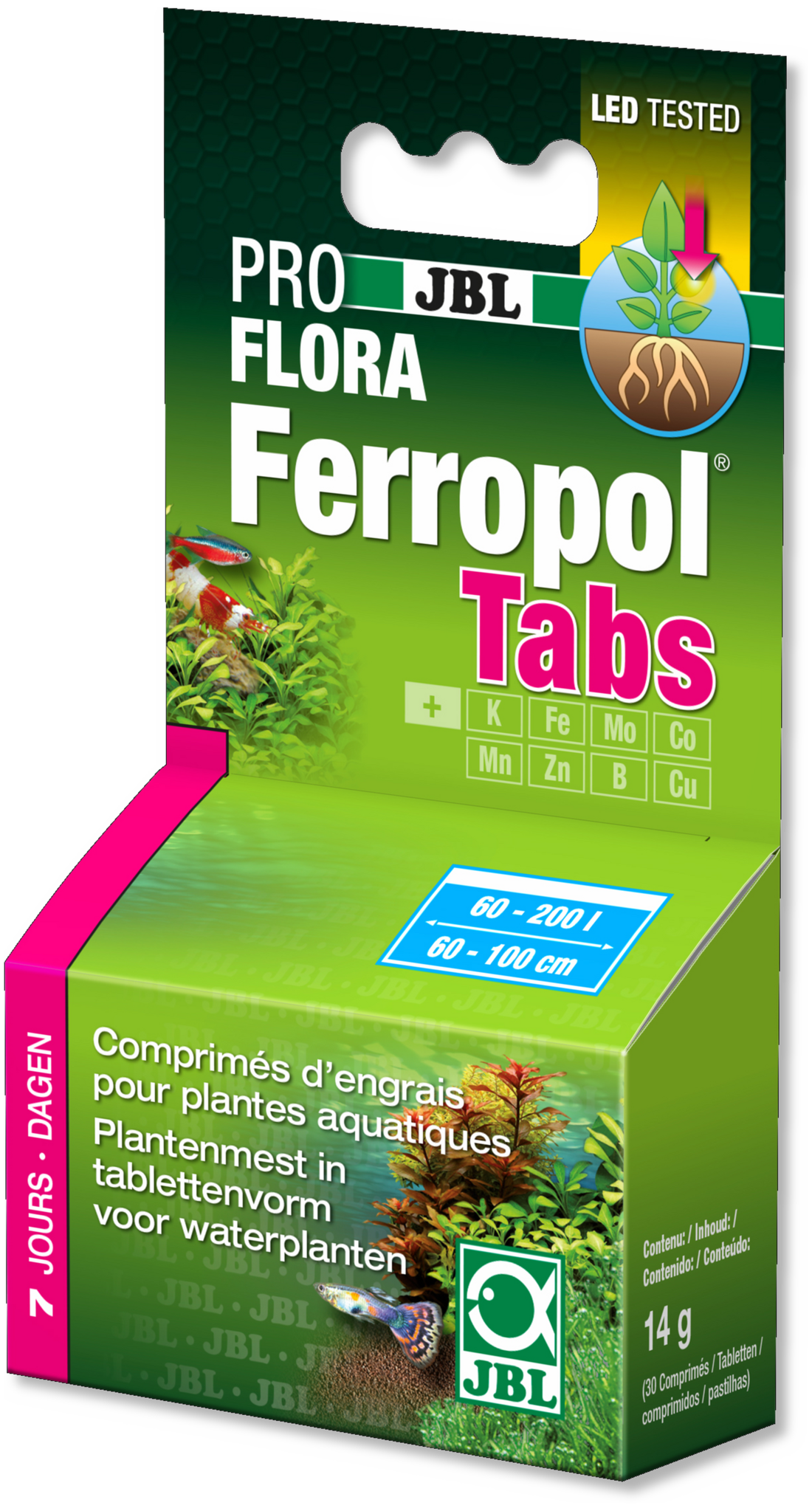 JBL Proflora Ferropol Tabs 30 tabletten 7 dagen