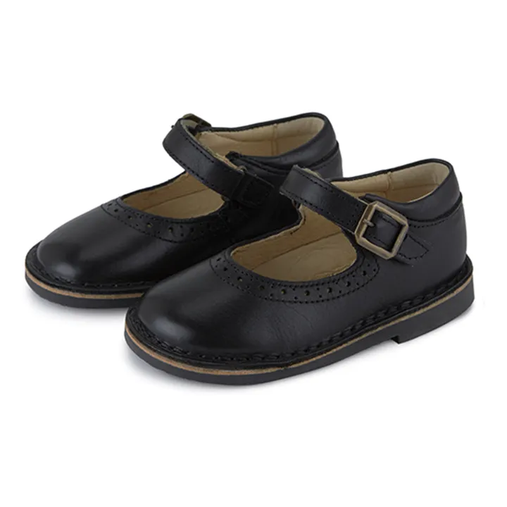 Young Soles Mary Jane Scratchs Martha | Noir