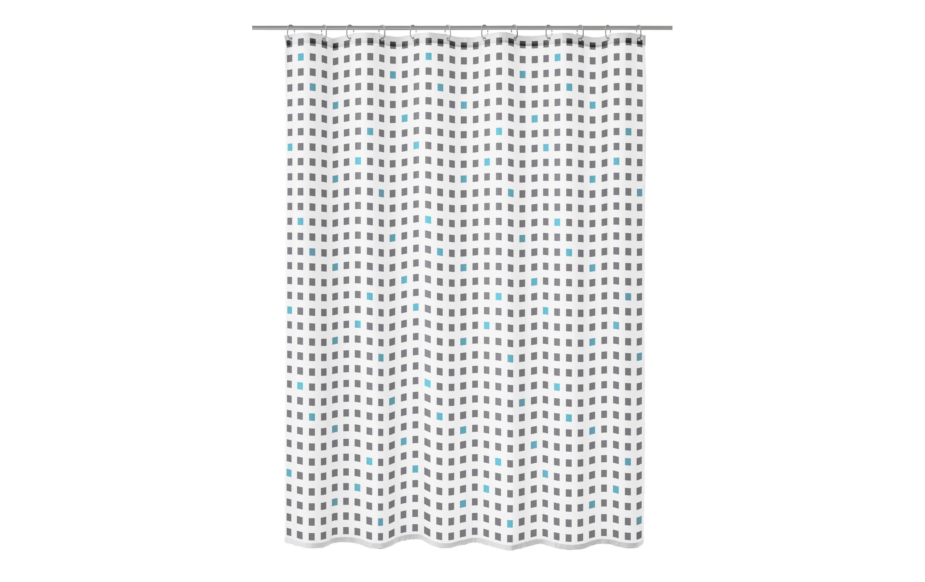 Duschvorhang Casket 180 x 200 cm, GrauBadevorhang