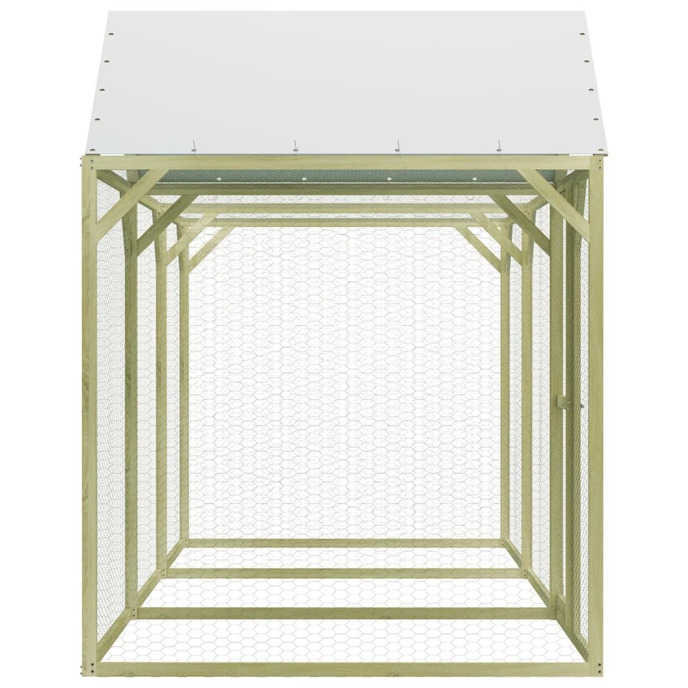 Poulailler 4,5x1,5x2 m pinède imprégnée