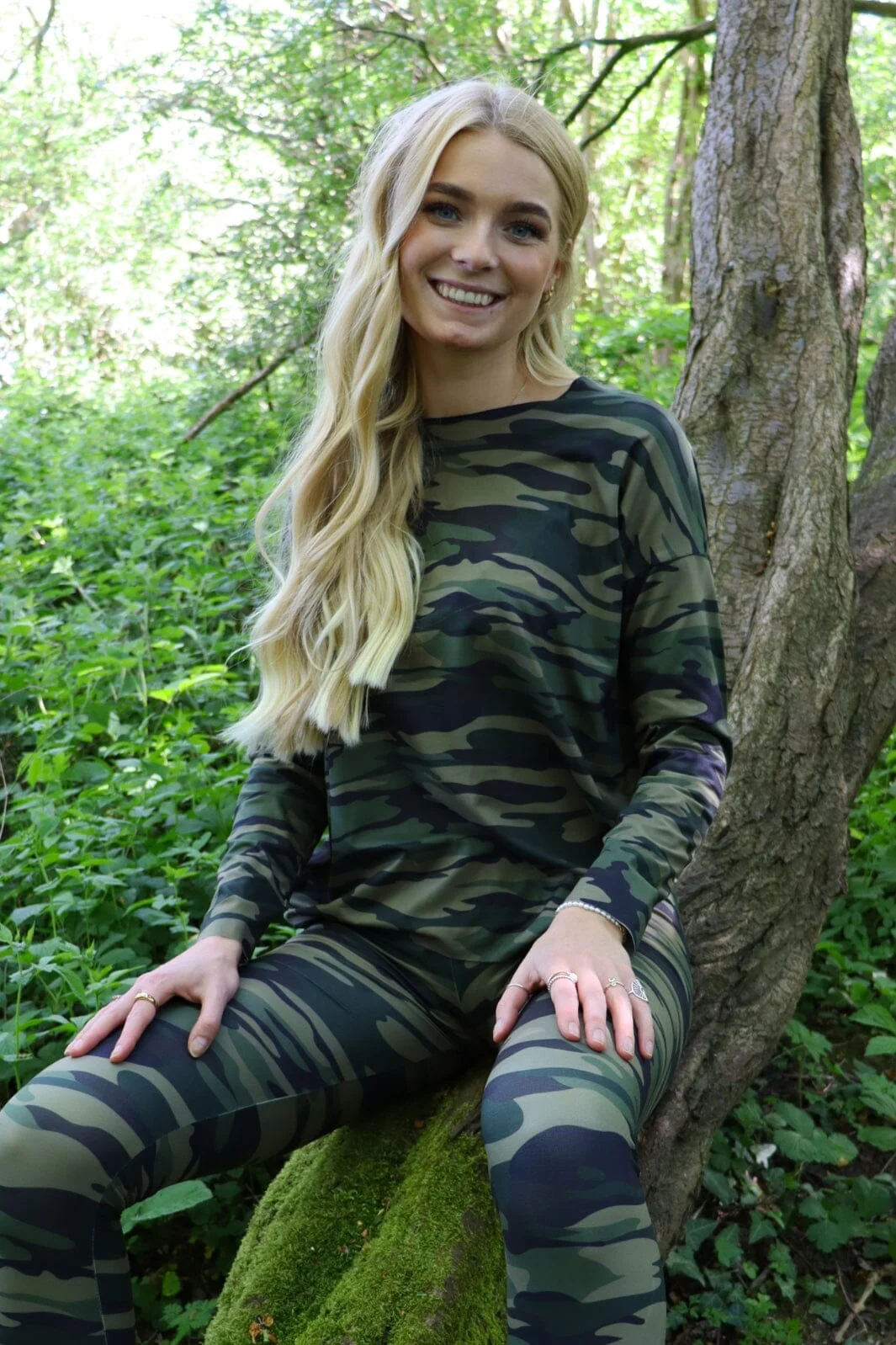 Liberte Alma-Leggings dusty camo