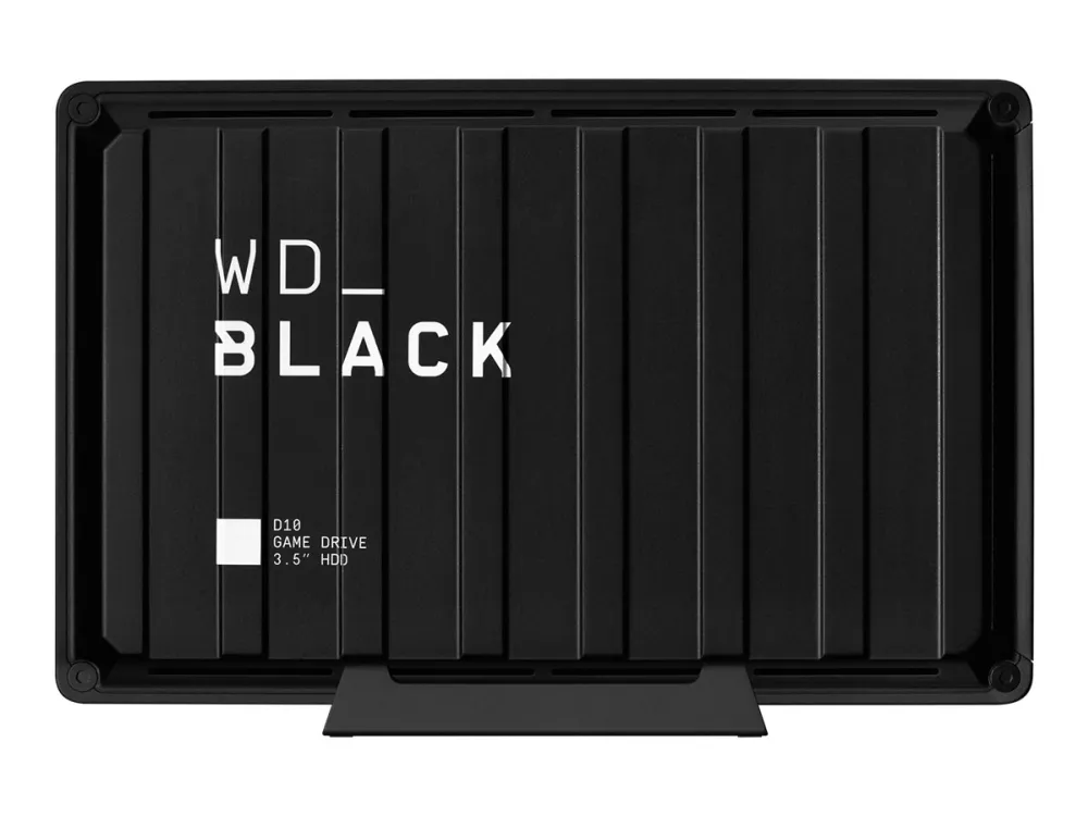 WD_BLACK D10 Game Drive WDBA3P0080HBK - Harddisk - 8 TB - ekstern (bærbar) - USB 3.2 Gen 1 - 7200 rpm - sort