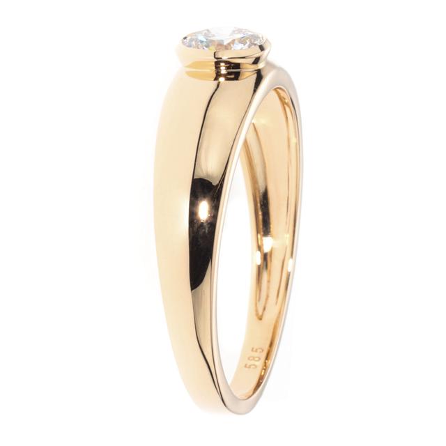 Band-Ring, Brillant, 0,50 ct., SI, Gold 585