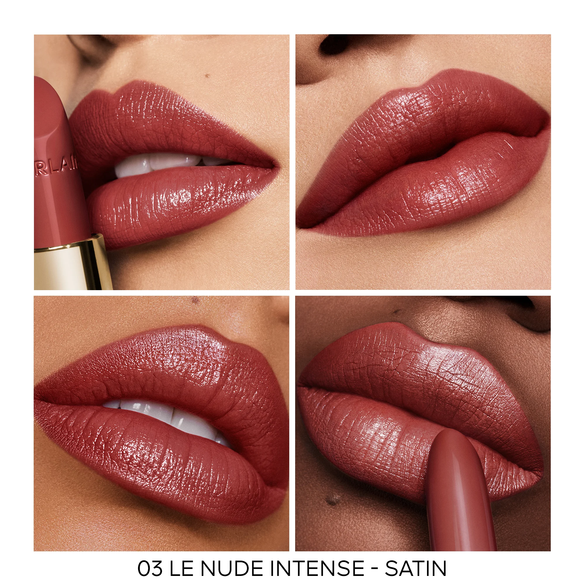 ROUGE G La recharge - Le rouge à lèvres soin personnalisable |- 03 LE NUDE INTENSE - SATIN