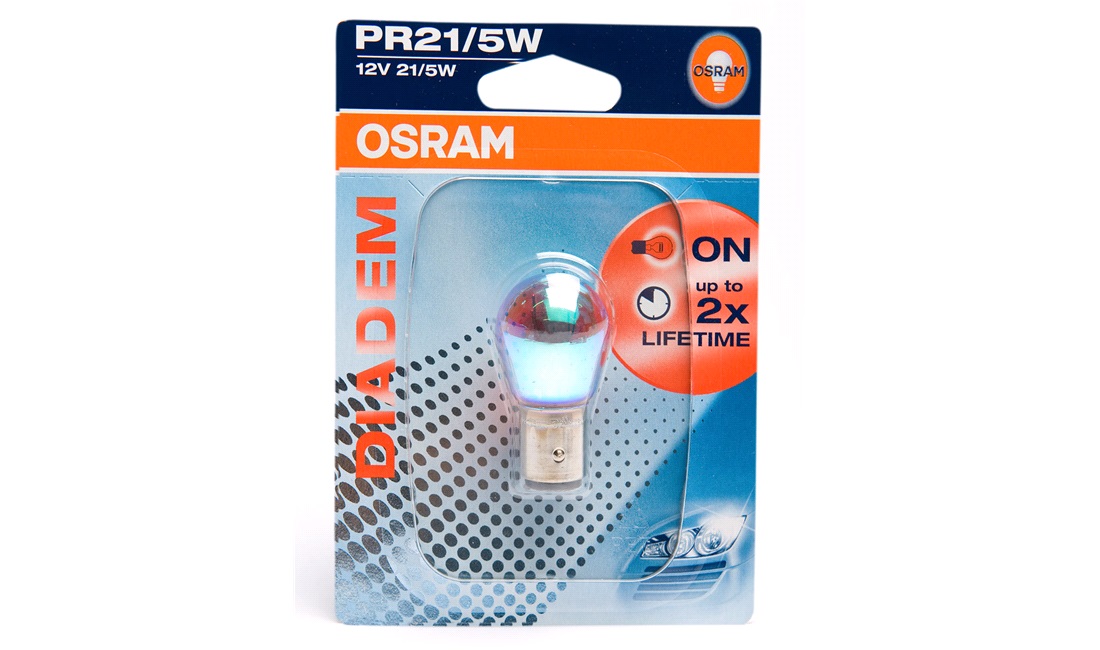 Pære PR21/5W rød - Osram