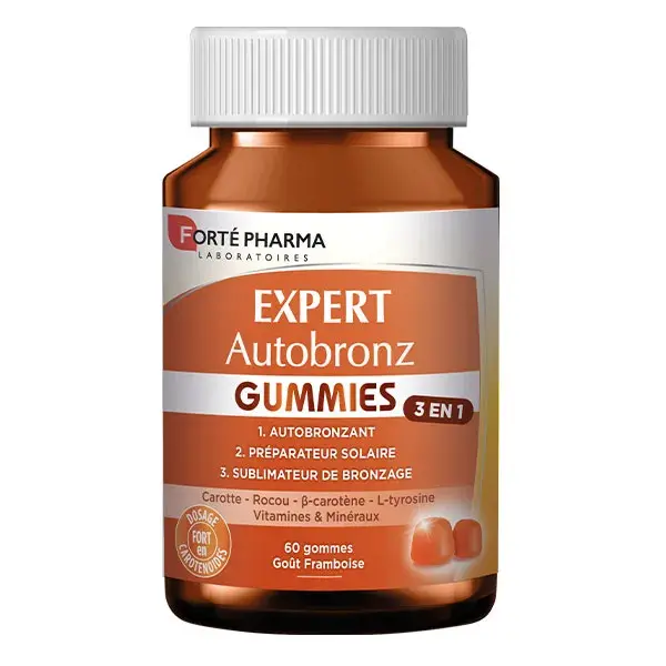 Forté Pharma Expert Autobronz 60 Gomas Preparador e Intensificador de Bronzeado