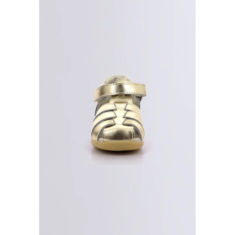 Bigflo-c Beige champagne SANDALES Cuir Fille