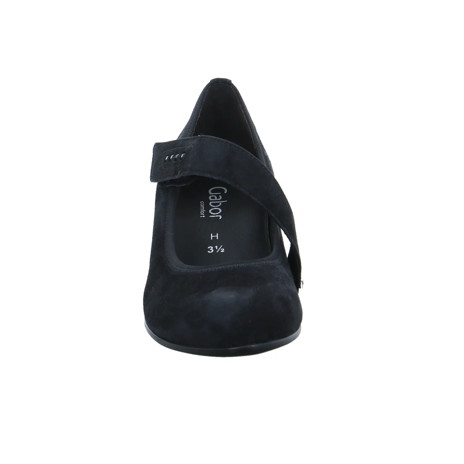 GABOR Comfort-Pumps Schwarz Leder  mit Wechselfussbett