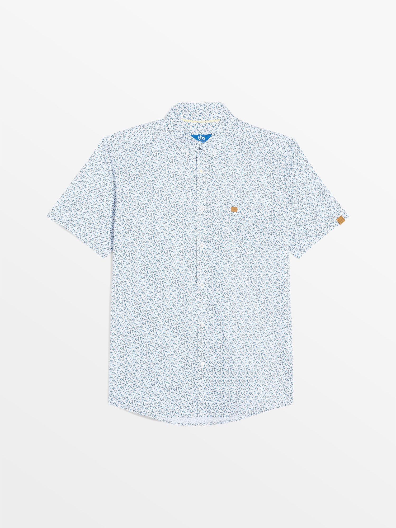 Chemise Homme A Motif Blanc