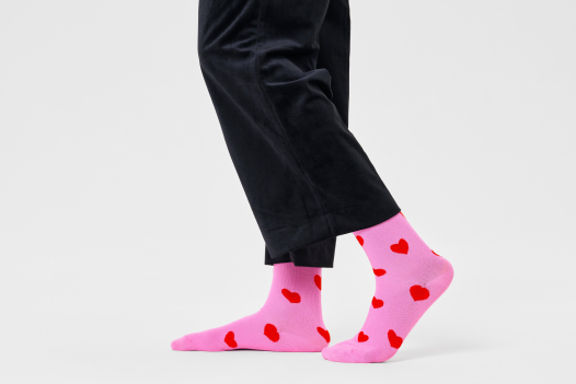 Happy Socks Heart Sock Socken in Mehrfarbig