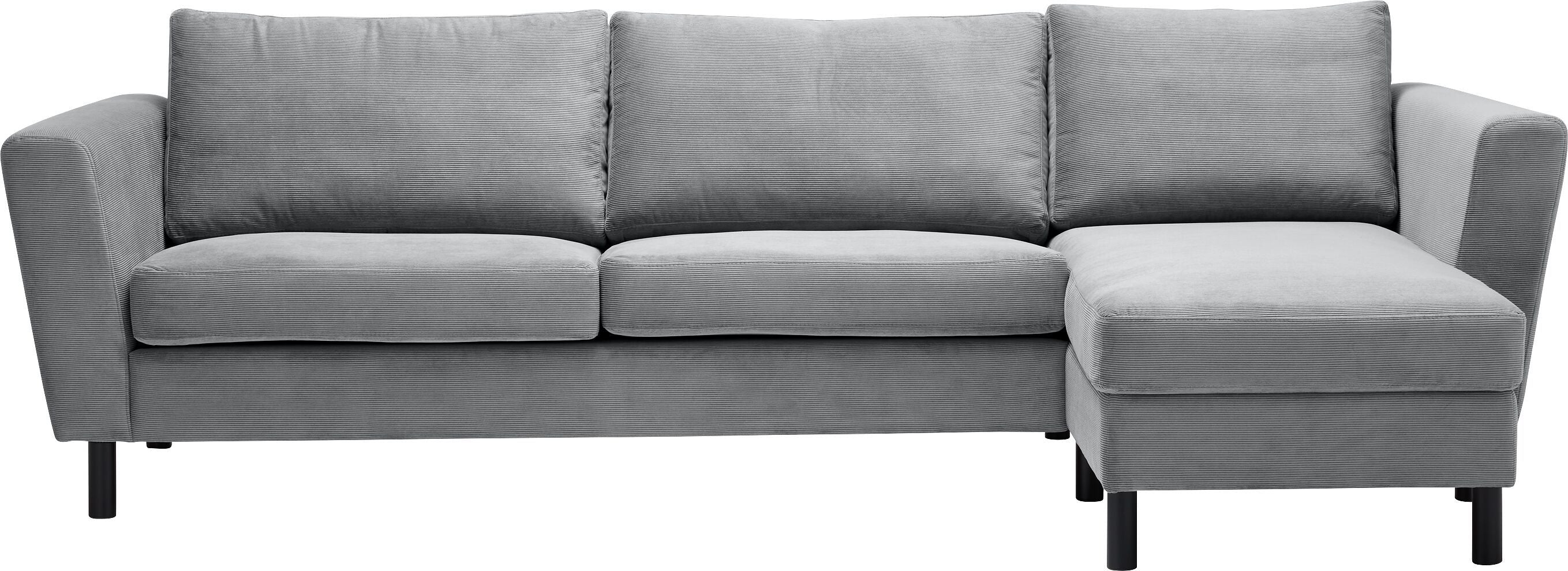 DIENER Ecksofa - Hellgrau / B: 235.0 cm x T: 156.0 cm x H: 81.0 cm