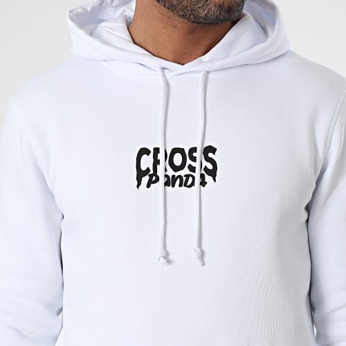 Sweat Capuche On Fire Blanc