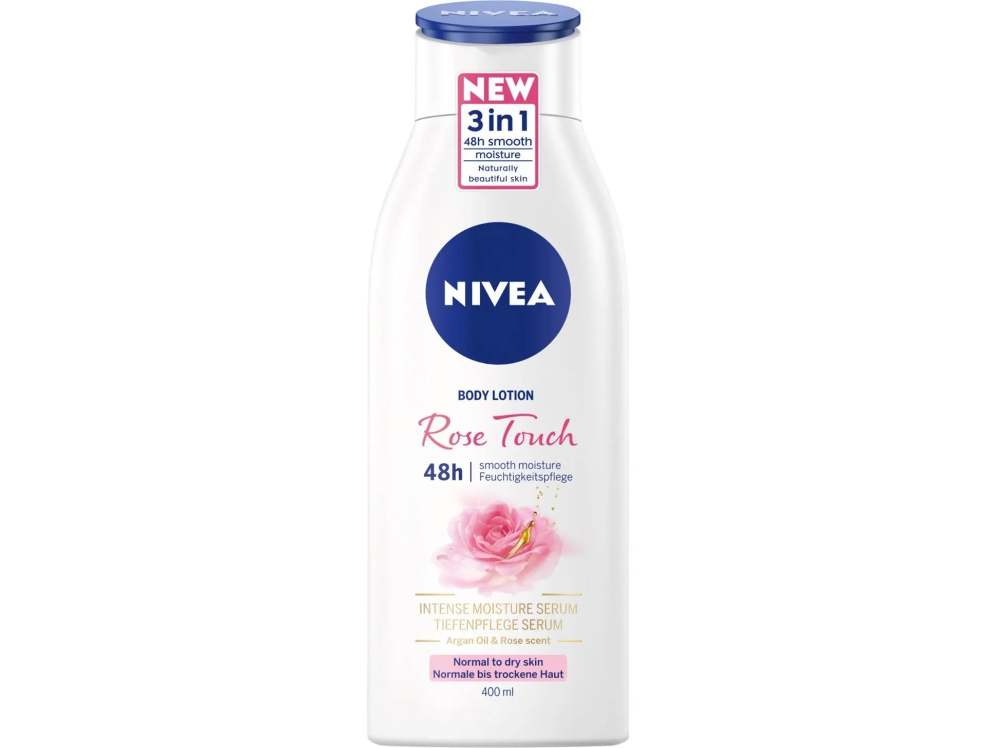 NIVEA_Rose Touch Body Lotion moisturizing body lotion with argan oil for normal and dry skin 400ml