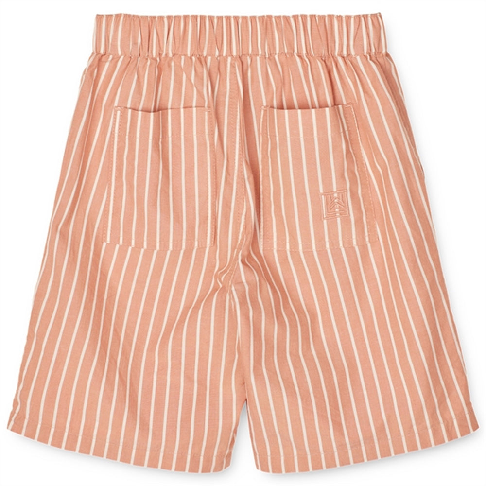 Monori Y/D Stripe Shorts Y/D Stripes Tuscany Rose/Creme De La Creme