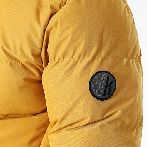 Doudoune Capuche Jaune