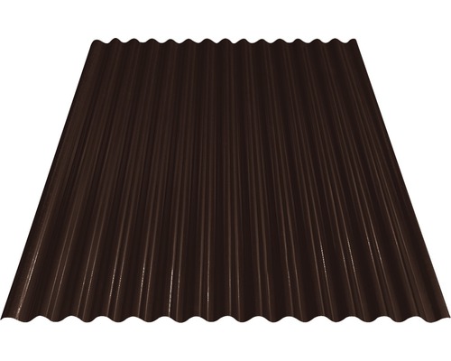 PRECIT Golfplaat Sinus S18 76/18 Chocoladebruin RAL 8017 1200 mm x 883 mm x 0,4 mm