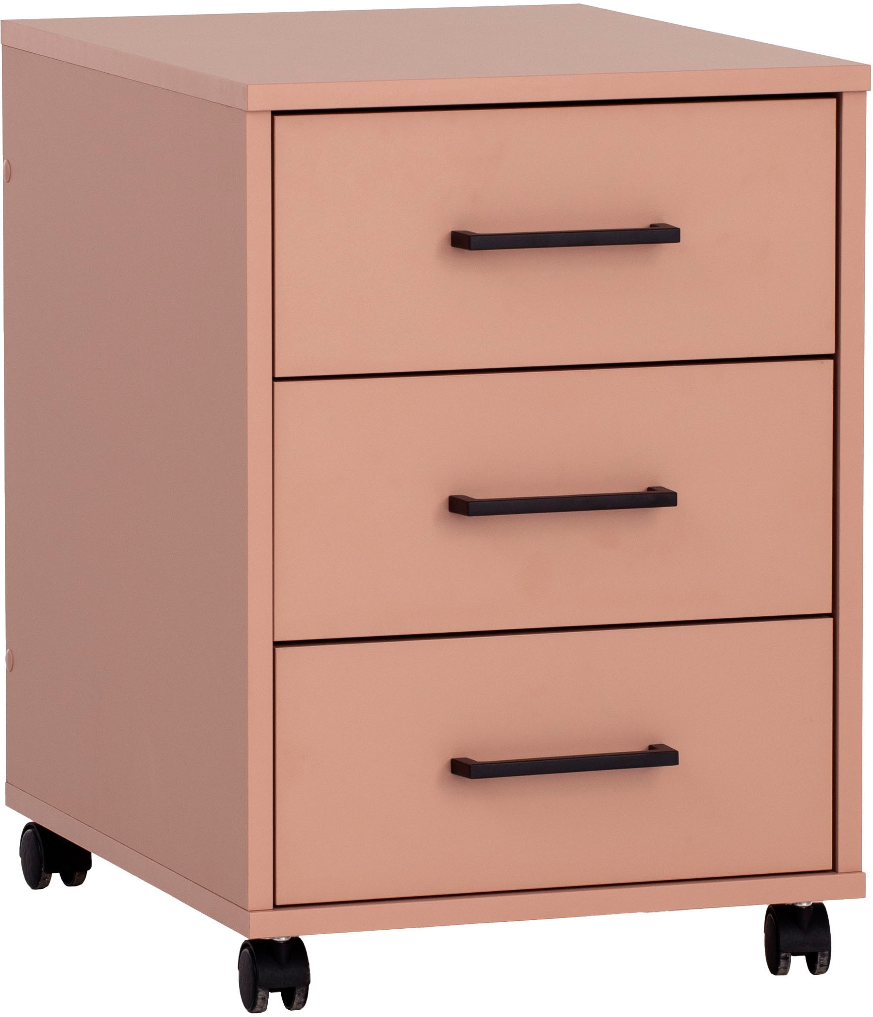Schildmeyer Rollcontainer »Ruby, Breite 40 cm« Mit Stifteinsatz, Metallbeschläge, feststellbare Möbelrollen