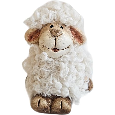 Påskefigur får 7 cm - flere varianter - assorteret