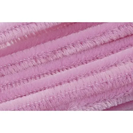 Knorr Prandell Chenilledraht uni rosa, 10 Stück