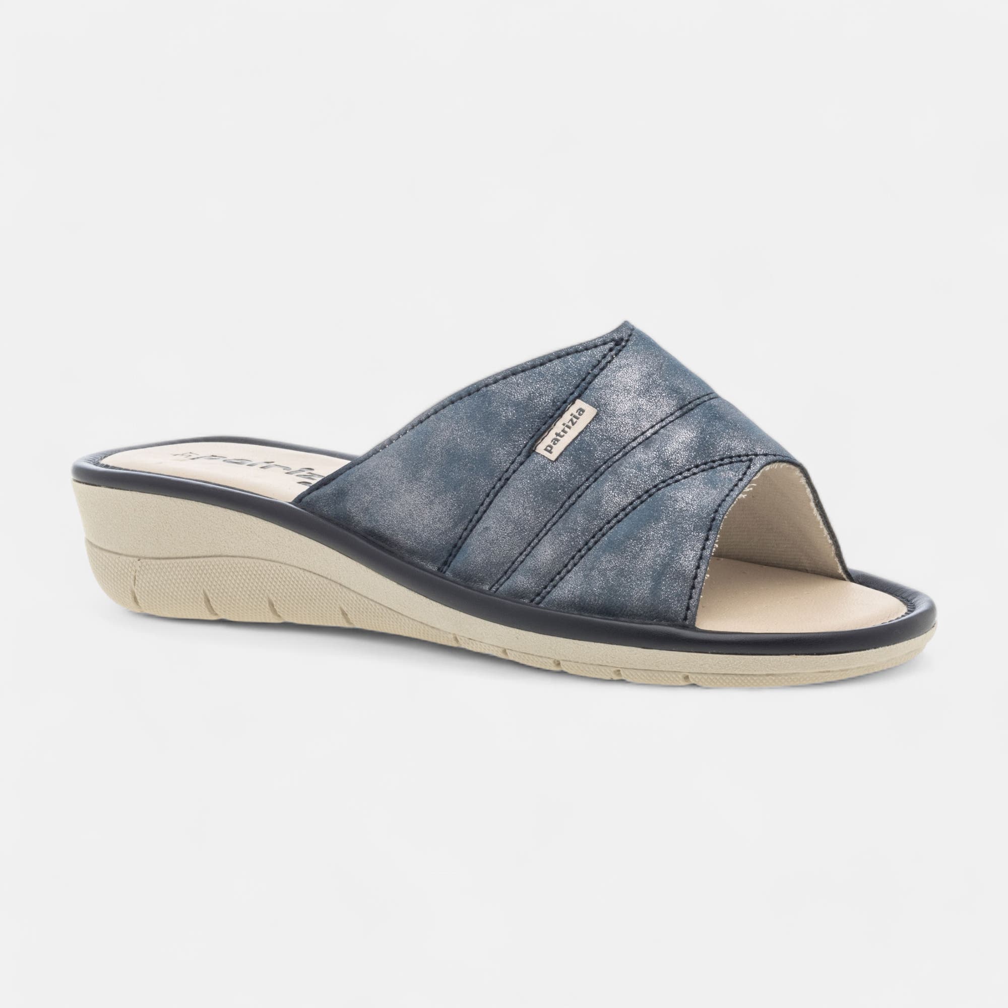 Pantoufles mules Femme bleu