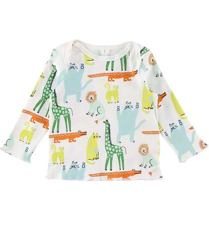 Stella McCartney Kids Bluse - Weiß m. Tiere
